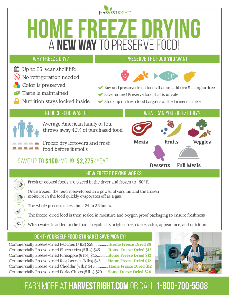 New Home Freeze-Drying Infographic