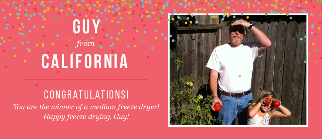 Winner of a Medium Freeze Dryer