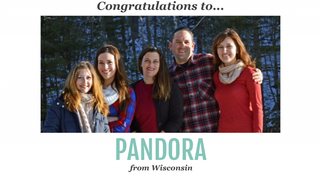 Congratulations to Our March Giveaway Winner!