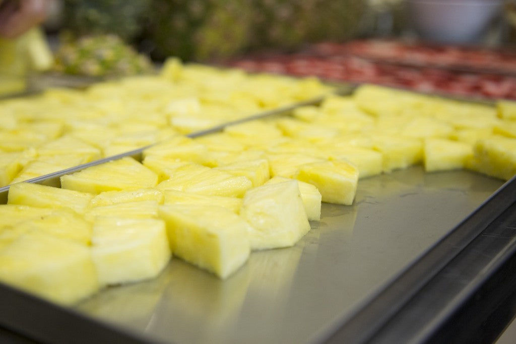 Freeze Drying Pineapple