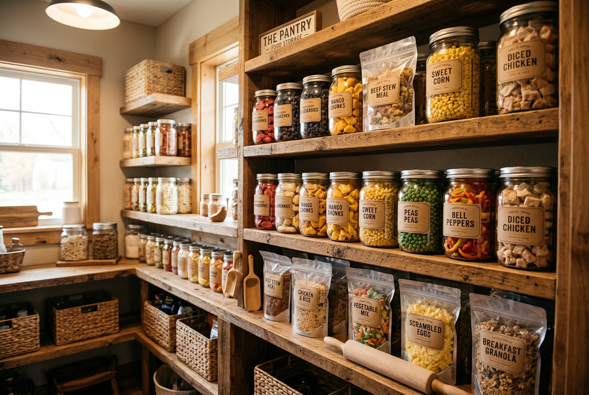 How to Build a Freeze-Dried Food Pantry