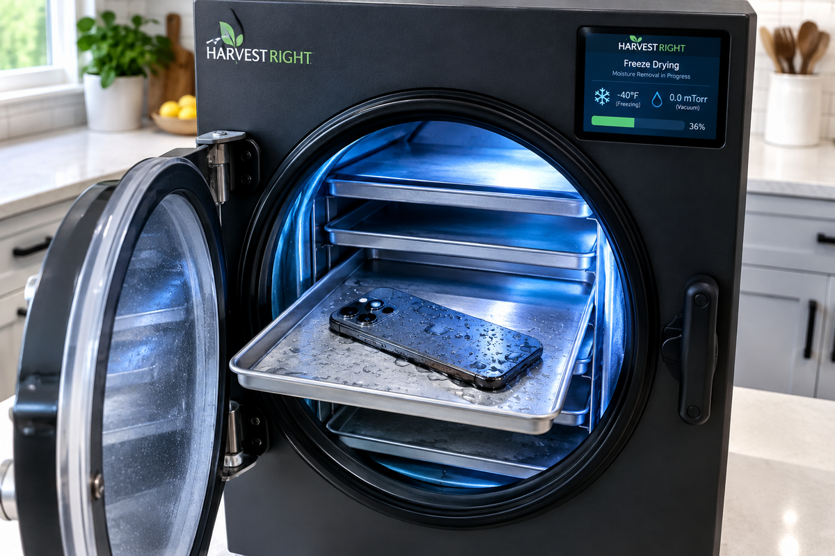 A Freeze Dryer Saved a Water-Damaged Phone