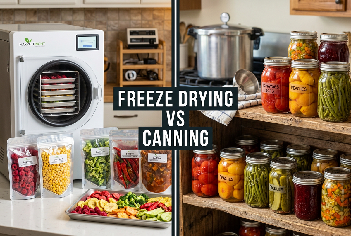 Freeze Drying vs. Canning: Which Is Better?