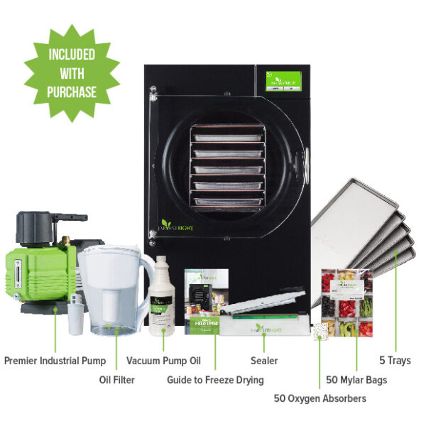 Harvest Right medium black freeze dryer