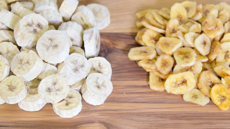 Freeze-Dried Bananas Versus Dehydrated Bananas