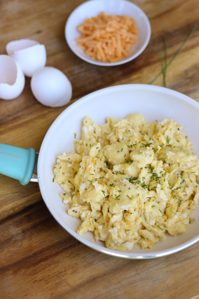 eggs in a frying pan