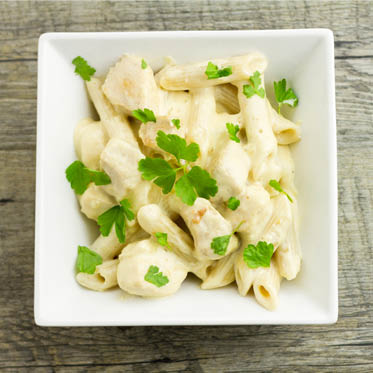 chicken alfredo penne pasta