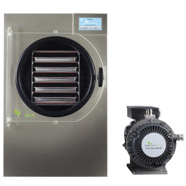 60℃ Vacuum Freeze Dryer Lyophilizer Multi-Manifolds Freezing Drying  Machine 4KG