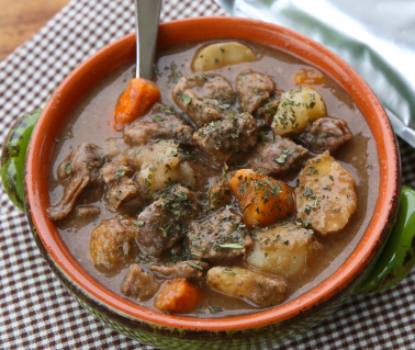 stew in a bowl