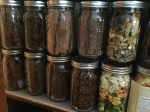 food in jars