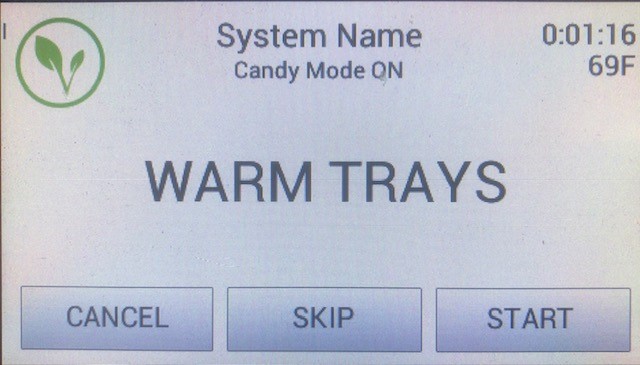 Candy Screenshot - Warm trays