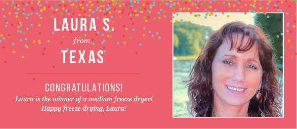 Congratulations to Laura S!