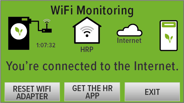 Connection Status Screen